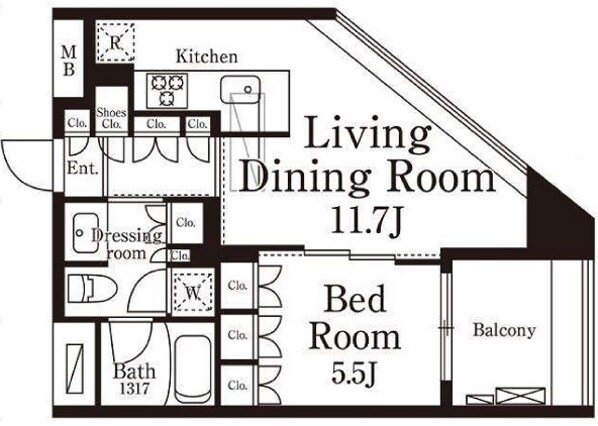 パークキューブ春日安藤坂の物件間取画像
